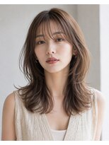ハーツ 青山表参道店(Heart's) 白髪ぼかし脱白髪染め似合わせレイヤーカット40代50代60代