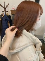 ファム 札幌大通(fam)&nbsp;透明感重視◎ピンクベージュデザインカラー×レイヤーカット