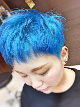 キャン 温品店(CAN) 【CAN】　オーシャンブルーヘア