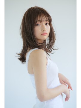 ヘアーサロンデフォーエバールークス(hairsalon de Forever Lux) 透明感たっぷりカラーに抜け感を配合したローレイヤー