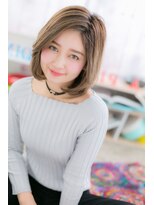 ミック 日暮里店(miq)&nbsp;抜け感セミディ…大人かわいい色気b