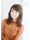 【Loamio】透け感バング＆ゆるカール【30代/40代/50代/60代】