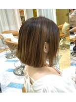 ロンドプランタン 恵比寿(Lond Printemps)&nbsp;【lond printemps水野】前下がりグラデーションカラーボブ