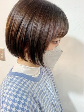 マイレ(maile) #暗髪#かわいい#ミニボブ
