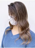 ハイライトバレイヤージュ_チェリーブラウン_ba332851
