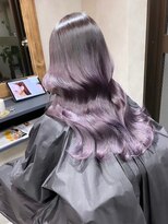 サニー 渋谷(SUNNY)&nbsp;バレイヤージュショコラアッシュハイライトグレージュカラー