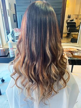 ヴァンクラウドコウベ(VENT CLOUD KOBE) 20代30代ハイライトバレイヤージュアッシュベージュ立体感透け感