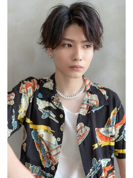 ハバナ 渋谷(HAVANA) アッシュブラック/マッシュパーマ/刈り上げ/ツーブロック