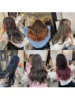 ブレンド 渋谷(BLend)&nbsp;マチルダボブ前髪ハイライトグレージュ