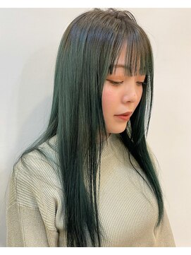 マジコ 下北沢本店(Magico) 少し個性を。。グリーンヘア