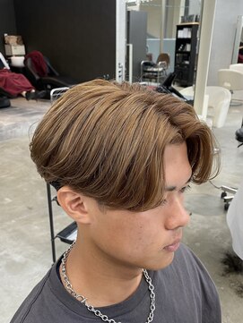 エデアンホンテン メンズサロン(EDEAN 本店 （旧：EDEAN 上通）) 熊本メンズカラー　ミルクティーベージュ　ブラウンカラー