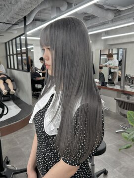 ニコ トウキョウ 渋谷(nico TOKYO) シルバーグレー/髪質改善/ダブルカラー/ケアブリーチ/20代