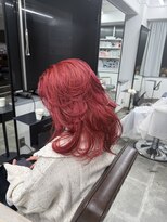 キコエル 三軒茶屋(kikoeru)&nbsp;ブリーチでつくるビビットなレッドヘア