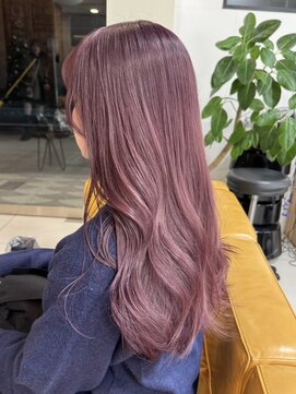 アフェクションカナヤマ(AffECTION kanayama) 韓国 レイヤーカット ブリーチ ダブルカラー 髪質改善