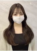 イメチェン/ホワイトブロンド/外ハネボブ/美髪/白河52