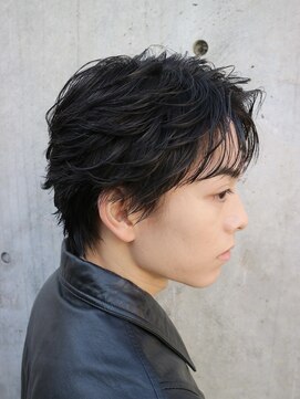 バイフィフス 原宿/表参道(by fifth) 30代ビジネスセンターパートフェザーパーマニュアンスパーマ