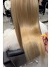 カット＋【驚きの艶髪】質感再整カラー＋トステアpremium質感再整4stepTR