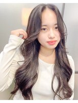 アルノー 博多口店(Arno)&nbsp;【Arno】韓国風ロングレイヤー/ブルーブラック／ブラウン