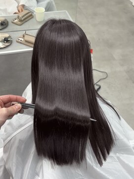 プティ(PUTY) 酸性縮毛矯正　髪質改善　グレージュ