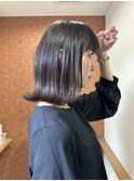 ブリーチなしラベンダーブラウン