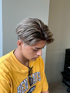 リッチブランドアンドコー(Rich Brand&Co) アップバングセンターパートツイストスパイラルバレイヤージュ