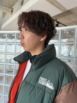 ブレス 西葛西店(BLESS)&nbsp;【青木】ツイストスパイラルパーマ/ブラウンカラー/メンズパーマ