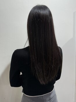 イロドリ 尾張横須賀店の写真/【フルカラー＋TR ￥6600】カラーなどで受けたダメージも、髪質改善トリートメントでうるツヤな美髪へ―＊