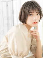 プリモカ 綾瀬(primoC) 綾瀬/髪質改善/グレージュ!ひし形ショートボブハッシュカットd
