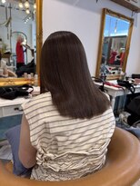 ロンドアベニール 北千住(Lond avenir)&nbsp;ダークパープル/髪質改善/縮毛矯正/オリーブベージュ/北千住