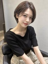 テーラヘアー 我孫子店(TELA HAIR)&nbsp;《透け感バング》艶ショートボブ
