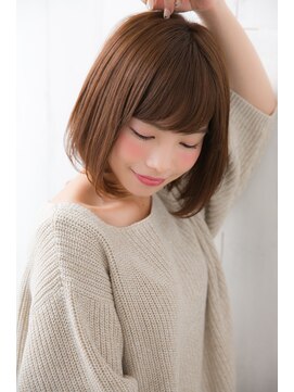 ガーデン ムサシコスギ(GARDEN MUSASHIKOSUGI) シンプルボブ/ミルクティーカラー/ワンカールボブ/ふわミディ