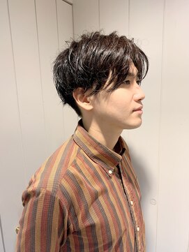 アルト(Alto) 無造作ツーブロックアップバングショート