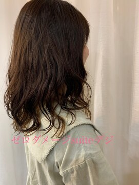 スイート ヘアデザイン(Suite HAIR DESIGN) 色っぽフェミニン♪くせ毛風無造作カール愛されラフ感ミディ