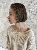 ナチュラルブラウンXハイライト