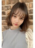 10代20代30代40代 大人可愛いふわふわ前下がりボブ　藤沢