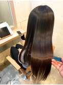 【tetote山口のサロンスタイル】髪質改善☆艶ストレート