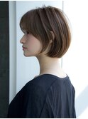 前髪ありショートボブ20代30代40代【AIN.表参道】川原大地
