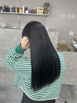 レアル 天王寺 阿倍野(REAL) 透け感アッシュグレー