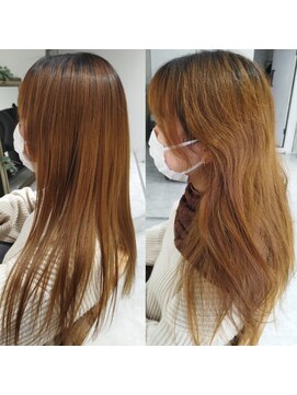 ココベロビビ(cocoBELOvivi) 酸性ストレートの縮毛矯正　髪質改善