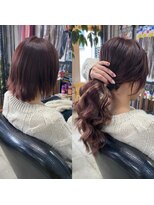 エクステンションマーク(Extension MARK)&nbsp;ショートでもポニーテールが出来る