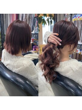 エクステンションマーク(Extension MARK) ショートでもポニーテールが出来る