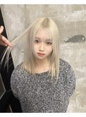 ホワイトカラー10代20代ハイトーンカラーブリーチオススメ