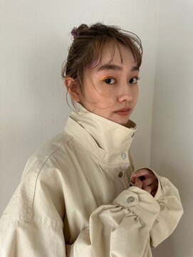 トレンチ(TRENCH) ボブ×お団子アレンジ TRENCH