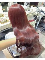 ハピネス 梅田茶屋町店(HAPPINESS)&nbsp;ミルクティピンクベージュピンクベビーピンクレイヤーロング