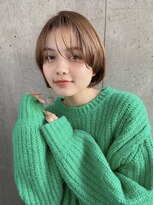 マルツ 銀座(maltu) セシルカット大人かわいい美髪ネビージュマグネットカラー艶髪