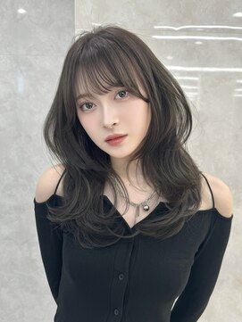 マウルルナ(MAEUL luna) ひし形　レイヤーカット　前髪