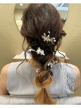 ランリ 名古屋名駅(ranri) 編みおろしヘアセット