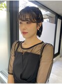 姫カットレイヤー/レイヤーカット/韓国風巻き/顔周り/表参道