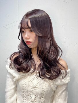 ピア(Pia) ブリーチなしラベンダー × 盛れる顔まわりカット