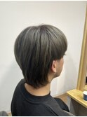 マッシュスタイル/カーキベージュ/くすみベージュ/20代30代40代
